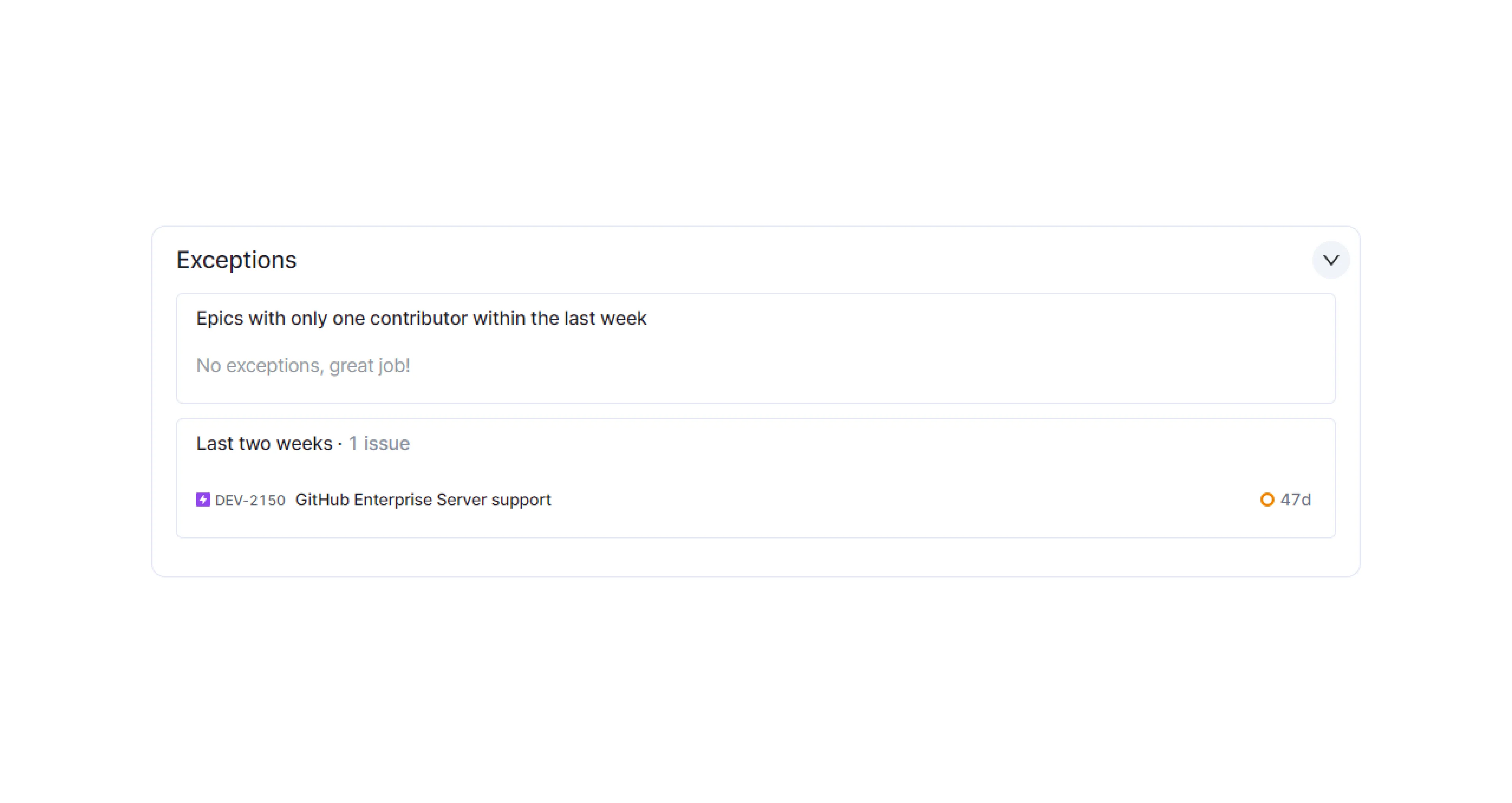 Exceptions to team agreement to not work alone on epics Exceptions to team agreement to not work alone on epics
