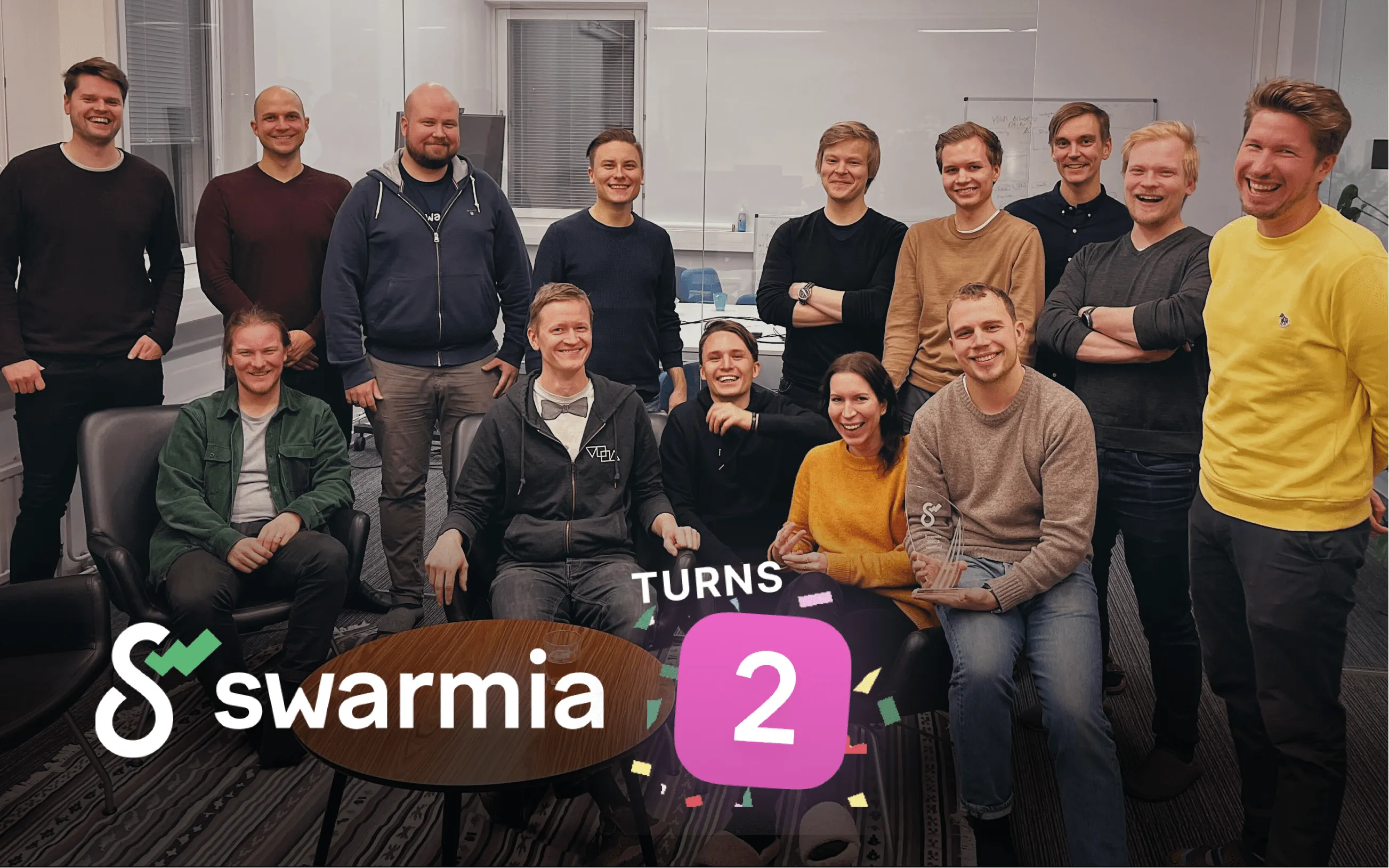 Swarmia turned 2 in November Swarmia turned 2 in November