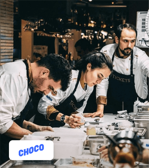 happy people eating food